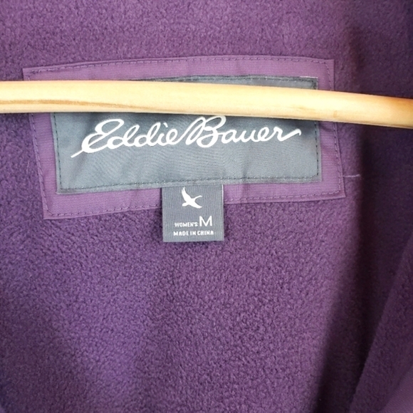 EDDIE BAUER Weatheredge Jacket & Scarf Purple Size M - Picture 13 of 16